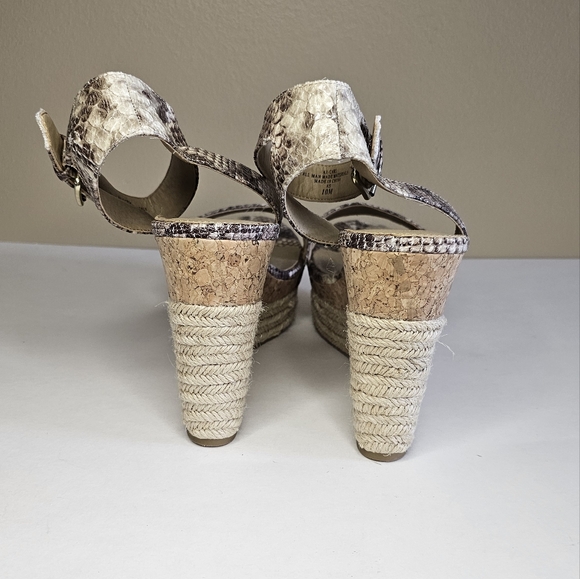 Adrienne Vittadini Cari Spadrille Wedge Sandals Size 10 NWOB - Picture 8 of 11